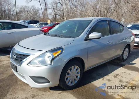 2016 Nissan Versa 1.6 Sv из США, поврежденный, VIN 3N1CN7AP9GL870378